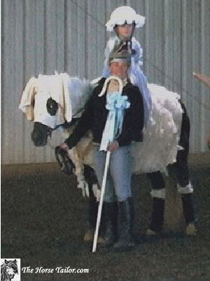 sheep costume horse